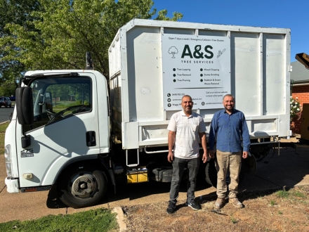 Lifelong friends branch out into business with A & S Tree Services