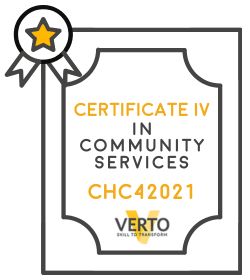 Certificate IV in Community Services CHC42021 VERTO NSW