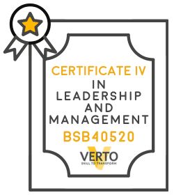 BSB40520 Certificate IV in Leadership and Management VERTO NSW